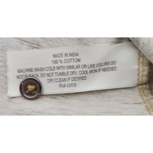 BIG SKY OUTFITTERS Brown Beige Stripe Polo Short Sleeve Shirt Men's Size XL - Picture 6 of 6